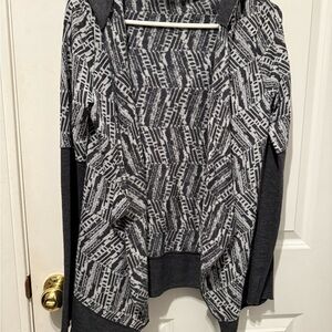 Prana Gray Patterned Women's cardigan